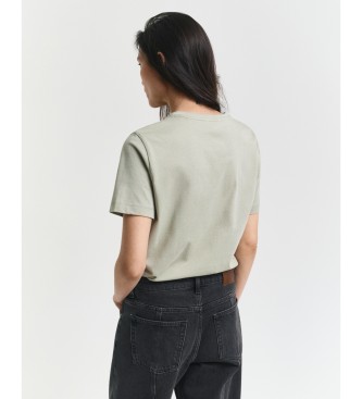 Gant Sage green Shield t-shirt