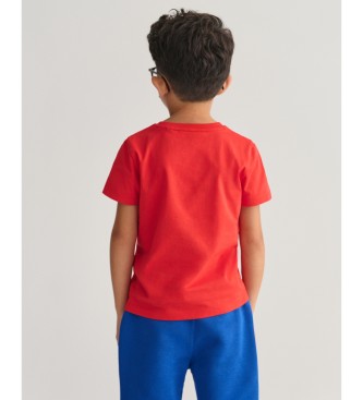 Gant Schild T-shirt rot