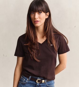 Gant T-shirt Shield marrone