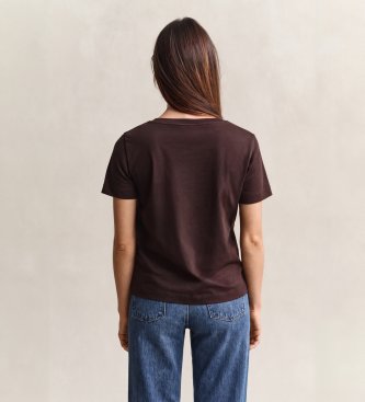 Gant T-shirt Shield marrone