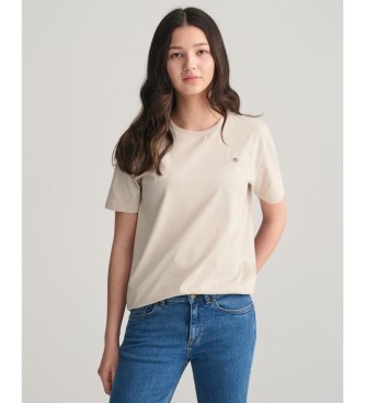 Gant Camiseta Shield Teens beige