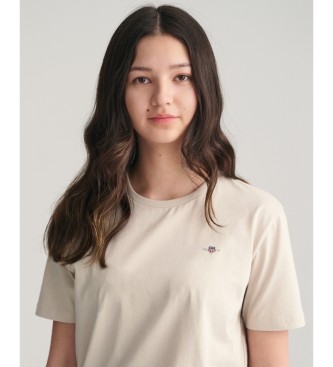 Gant Camiseta Shield Teens beige