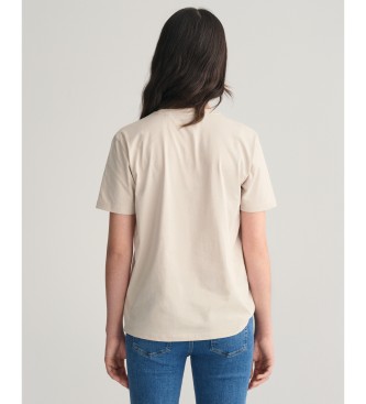 Gant Camiseta Shield Teens beige