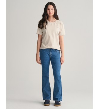 Gant Camiseta Shield Teens beige