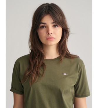 Gant T-shirt per adolescenti con scudo verde