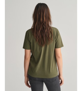 Gant T-shirt per adolescenti con scudo verde