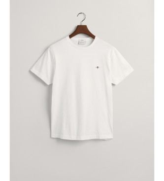Gant T-shirt Slim Fit Shield blanc