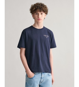 Gant Teens Script Graphic T-shirt navy