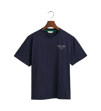 Gant Teens Script Graphic T-shirt navy