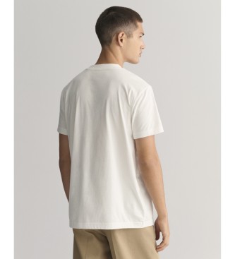 Gant Camiseta Tonal Archive Shield blanco