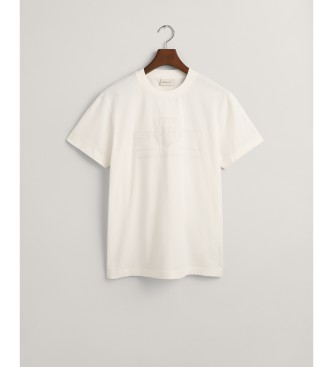 Gant T-shirt Tonal Archive Shield blanc