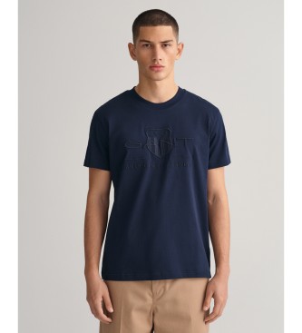 Gant T-shirt Tonal Archive Shield azul-marinho