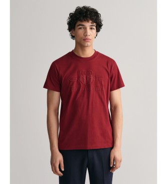 Gant Tonal Archive Shield T-shirt red