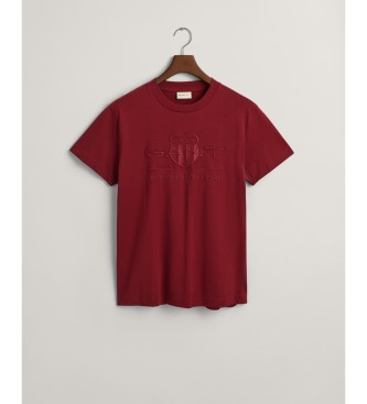 Gant Camiseta Tonal Archive Shield rojo