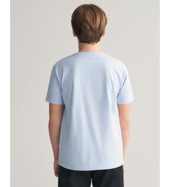 Gant T-shirt per ragazzi Tonal Shield blu