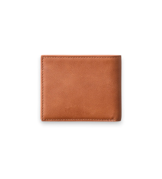 Gant Carteiras de Couro Bifold marrom