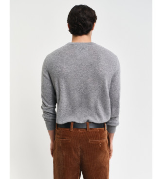 Gant Grey cashmere crew neck jumper