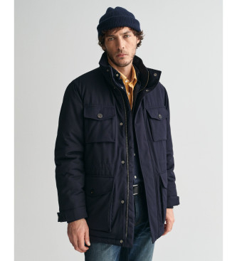 Gant Veste militaire en flanelle  marine