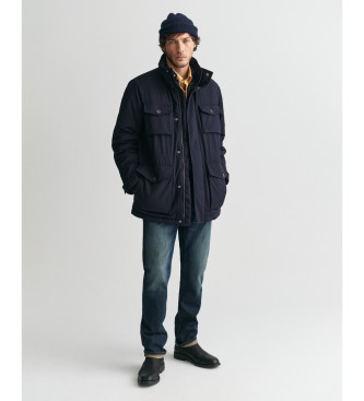 Gant Veste militaire en flanelle  marine