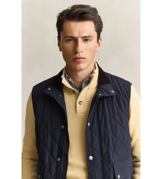 Gant Marineblå polstret vest