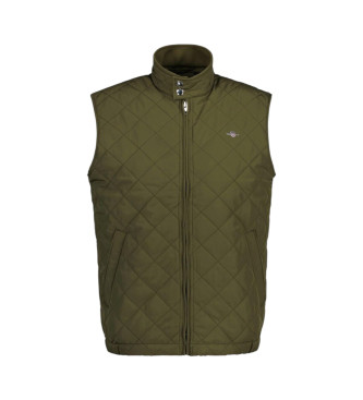 Gant Quilted Windcheater Vest green