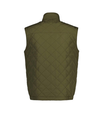 Gant Quilted Windcheater Vest green