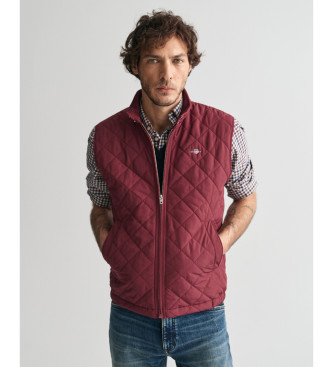 Gant Windjacke Steppweste Bordeaux