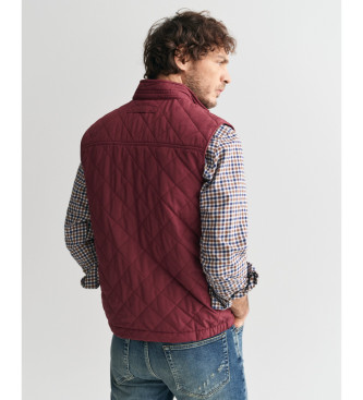 Gant Windjacke Steppweste Bordeaux