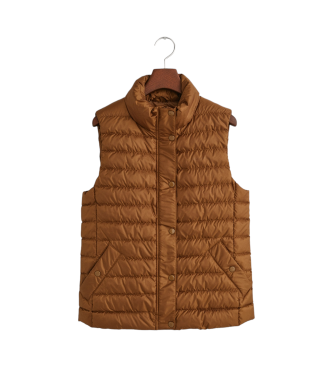 Gant Gilet in piumino leggero marrone