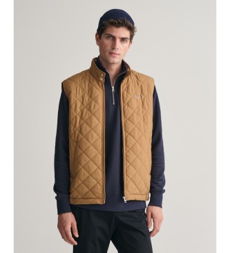 Gant Chaleco Windcheater acolchado marrn