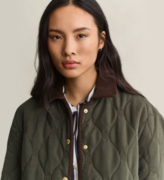 Gant Jaqueta acolchoada com monograma verde