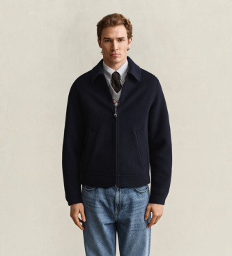 Gant Hand-sewn navy blue jacket