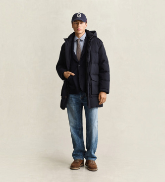 Gant Navy fleece and down jacket