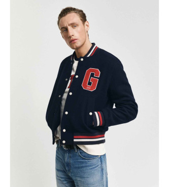 Gant Navy Varsity-jakke i uldblanding