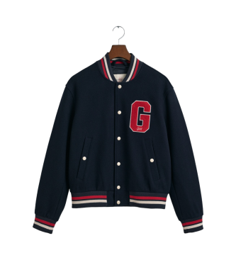 Gant Casaco Varsity de mistura de l azul-marinho