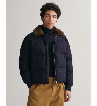 Gant Quilted navy flannel jacket