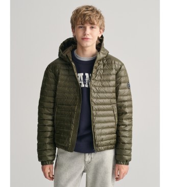 Gant Lightweight quilted jacket Shiny green