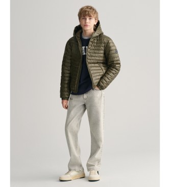 Gant Chaqueta acolchada ligera Shiny Teens verde