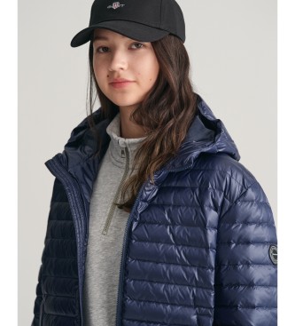 Gant Shiny Teens navy lightweight quilted jacket