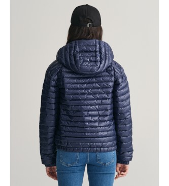 Gant Shiny Teens navy lightweight quilted jacket