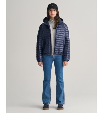 Gant Shiny Teens navy lightweight quilted jacket