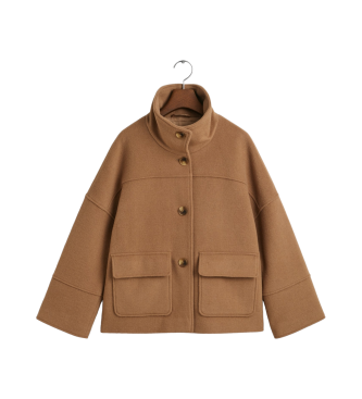 Gant Brown Wool Short Jacket