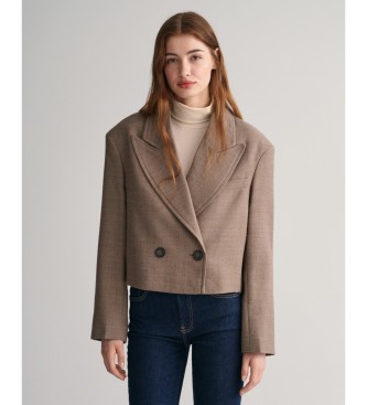 Gant Short brown woollen blazer