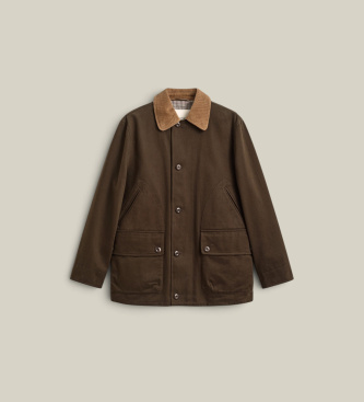 Gant Veste Decker en moleskine marron