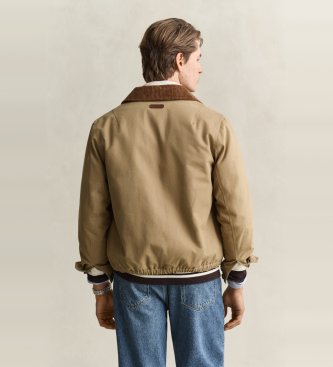 Gant Giacca Moleskin Harrington beige