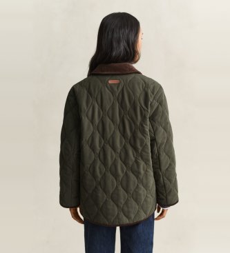 Gant Jaqueta acolchoada com monograma verde