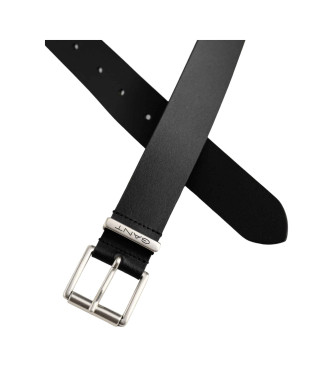 Gant Cintura classica in pelle nera