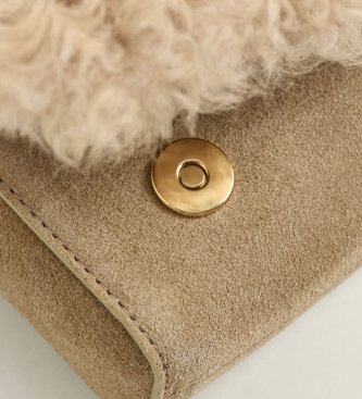 Gant Beige lammeskinds-kobling