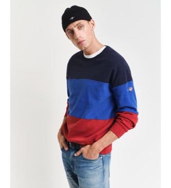 Gant Sudadera Colorblocked azul