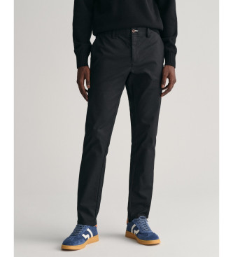 Gant Pantalon chino slim fit Tech Prep noir